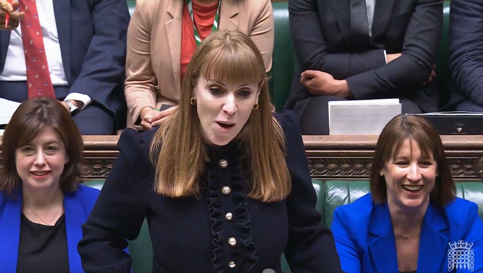 Screen grab of Deputy Prime Minister Angela Rayner speaking during Prime Minister’s Questions in the House of Commons, London (House of Commons/UK Parliament)