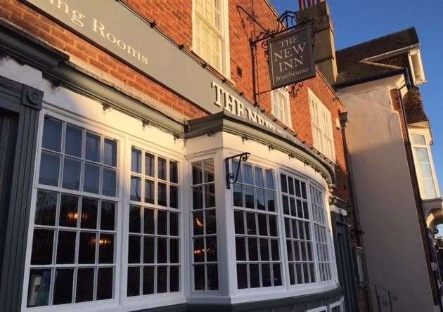 The New Inn on Harnett Street sits right in the centre of Sandwich and looks as if it’s had an exterior paint job fairly recently