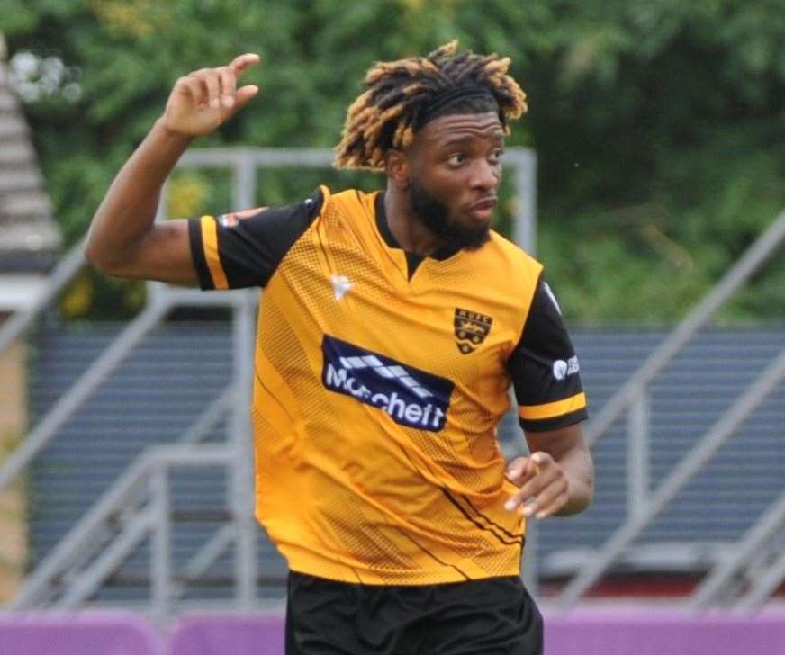 Maidstone United midfielder Dominic Odusanya Picture: Steve Terrell