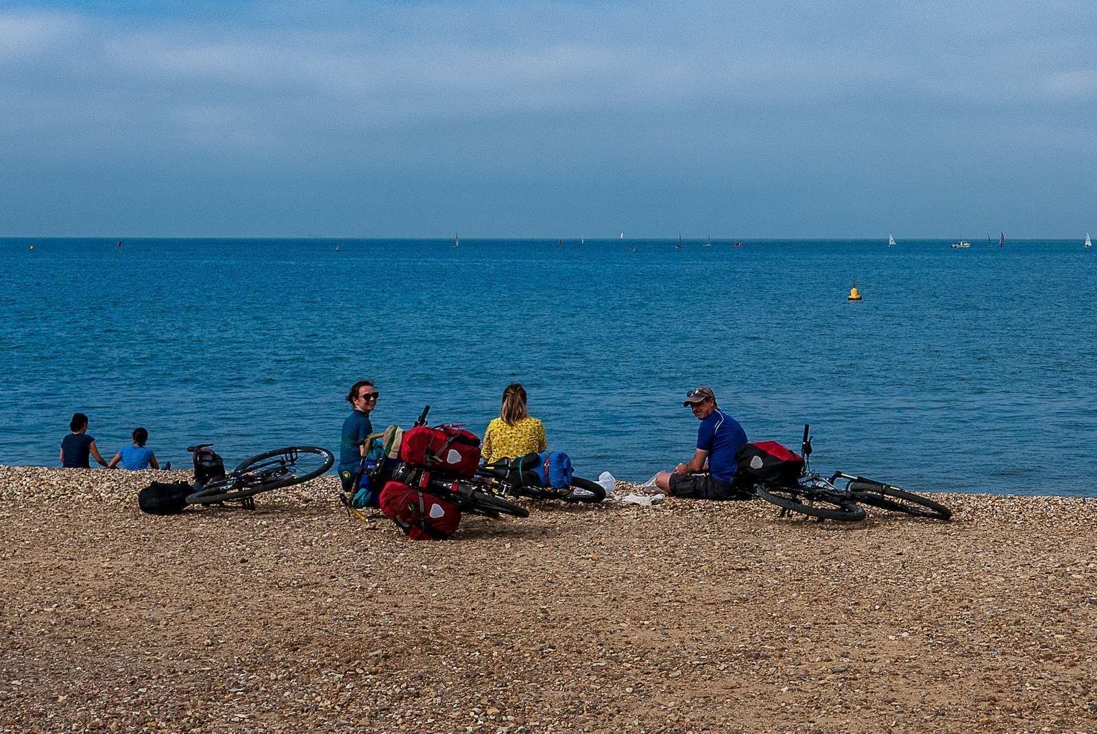 It encourages the cyclists to try local produce from independent businesses