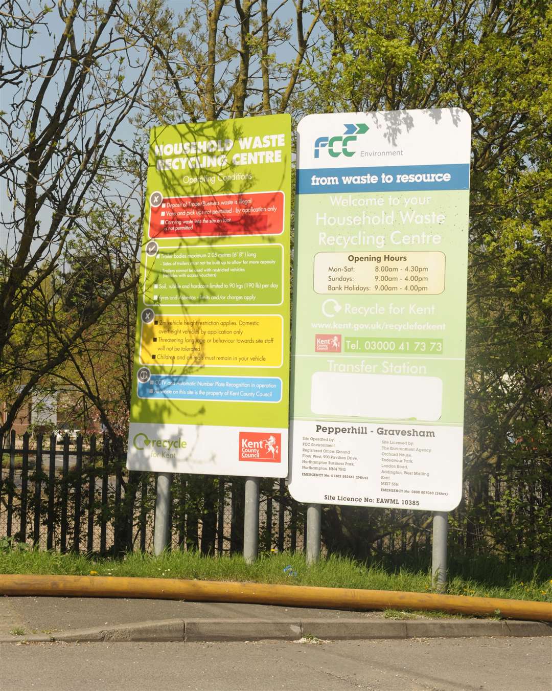 Waste and recycling centres are opening on Friday. Picture: Steve Crispe