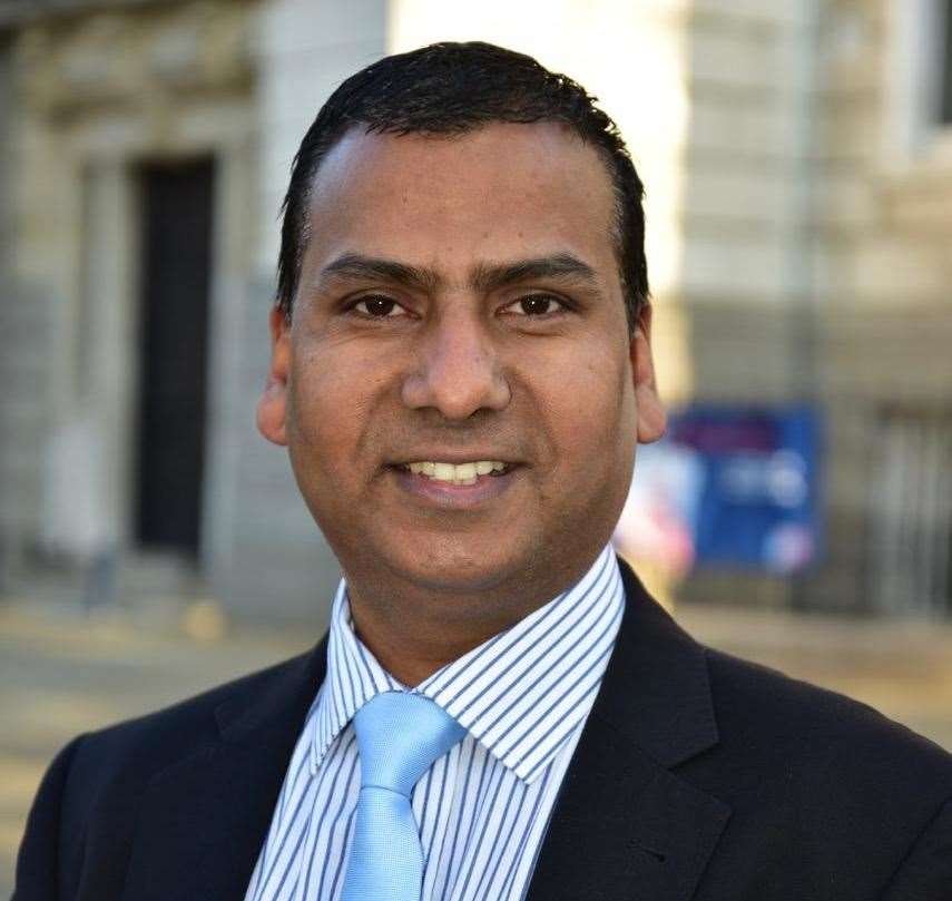 Safely home: Cllr Dinesh Khadka (Lib Dem)