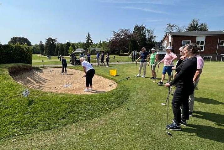 Ladies hone their skills at PGA professional Tom Muchmore’s Ashford GC academy