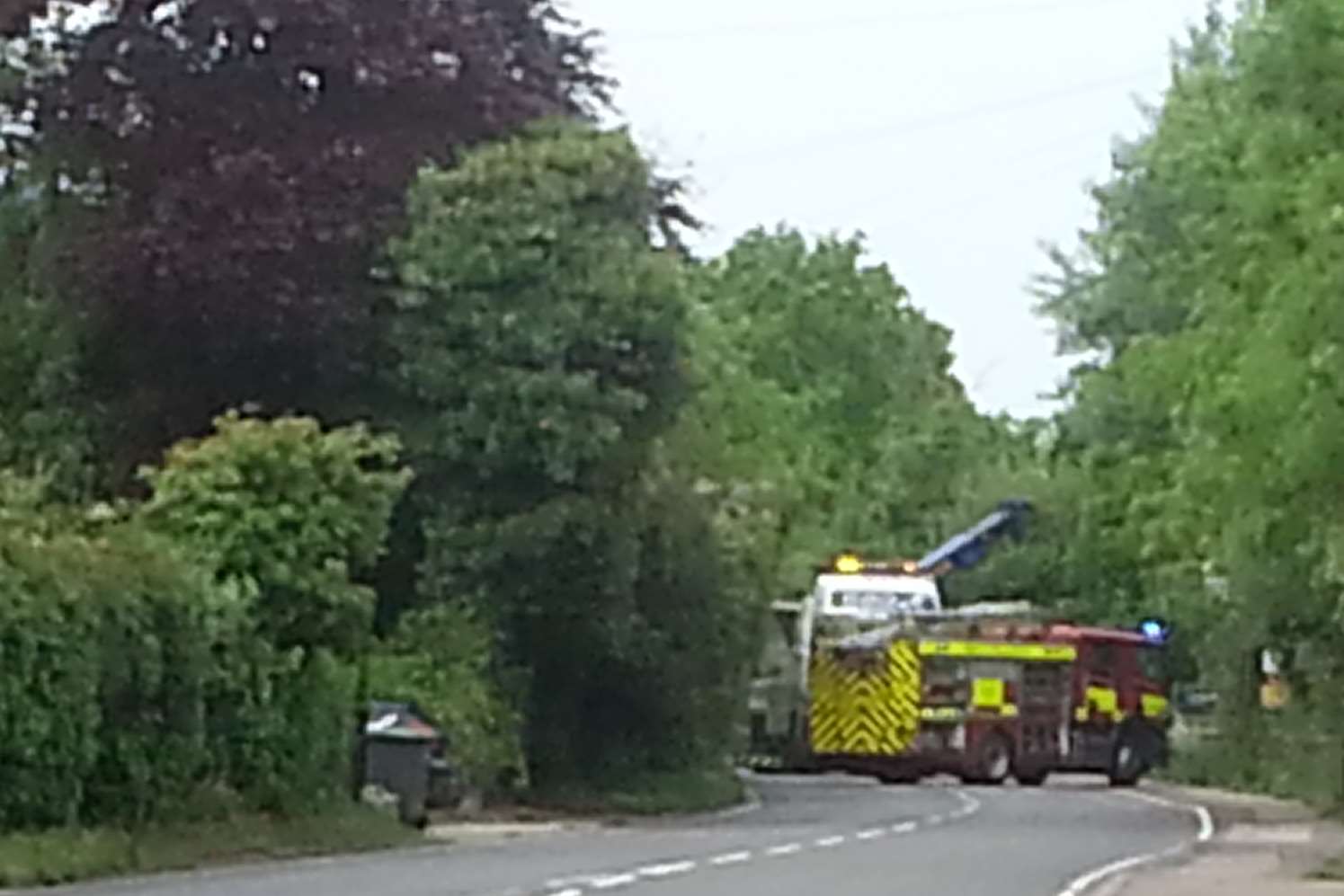 Emergency services at the scene