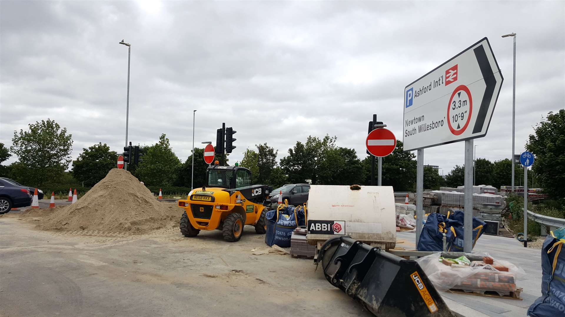 Work on Newtown Road this week