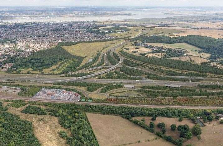 The Lower Thames Crossing A2/M2 junction. Picture: Nationals Highways