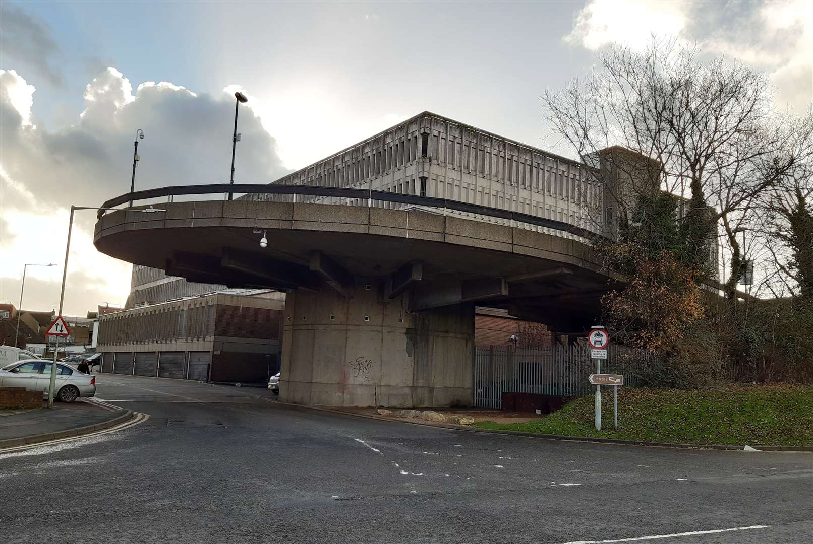 The council-owned Edinburgh Road car park was closed off for security reasons during the first lockdown