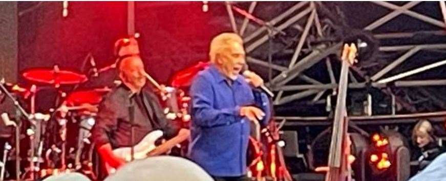 Sir Tom Jones performed at Dreamland in Margate