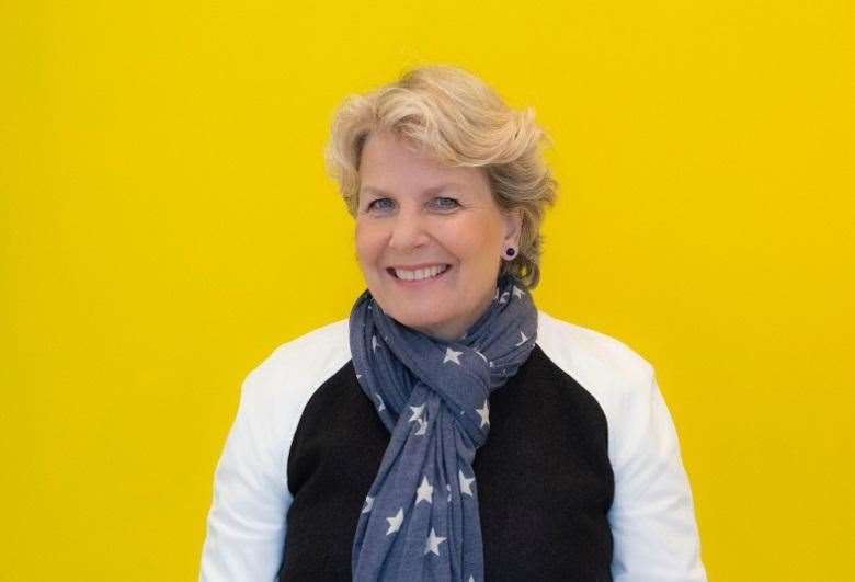 Sandi Toksvig...once star of No.73 - today a household name