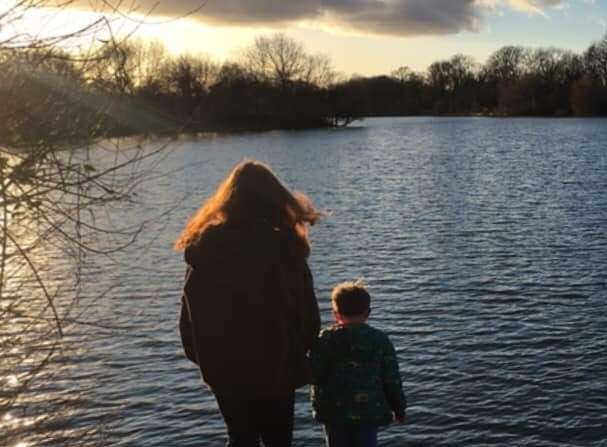 Lovelock's 15-year-old daughter with their foster child