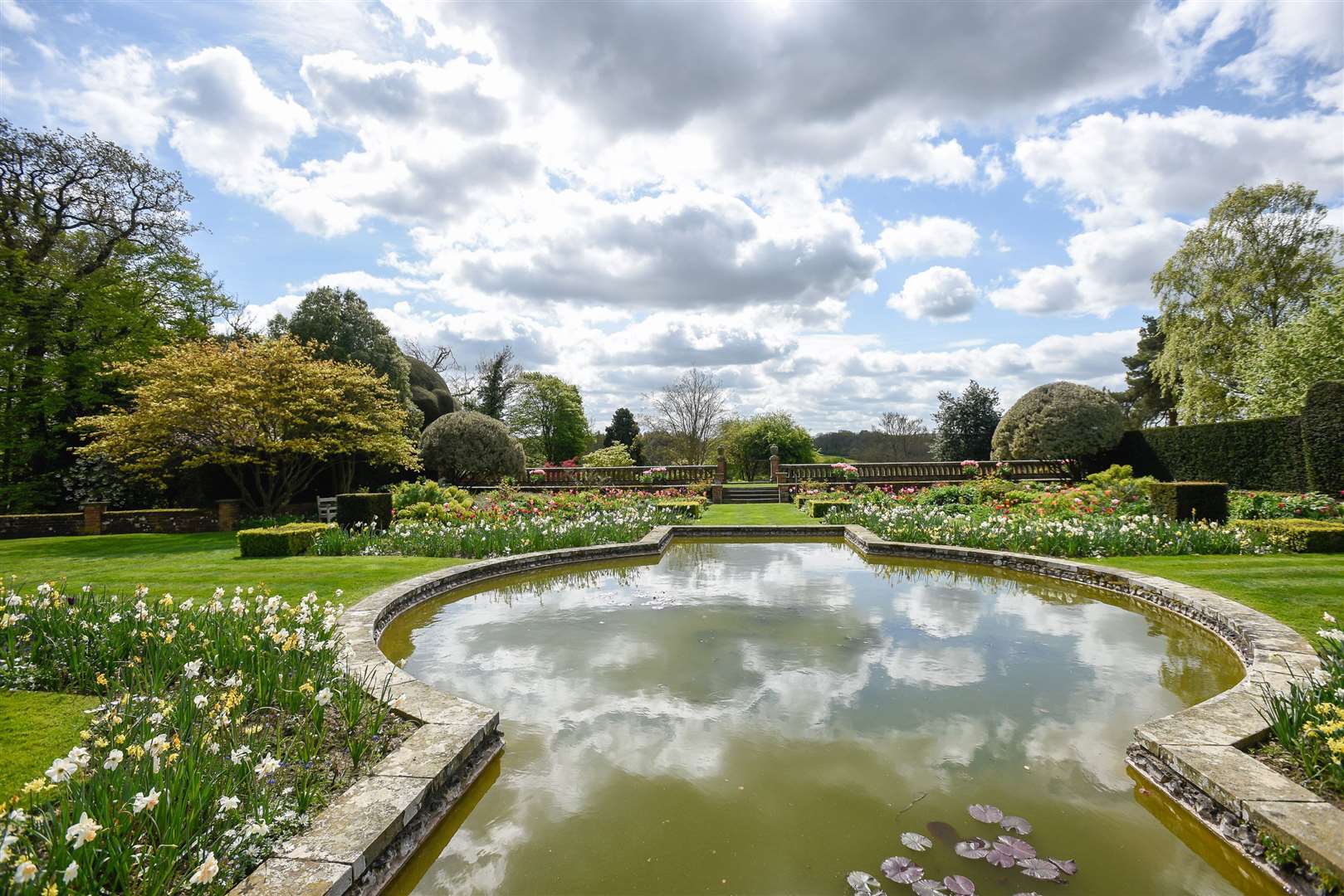 The gardens at Doddington Place Picture: Alan Langley