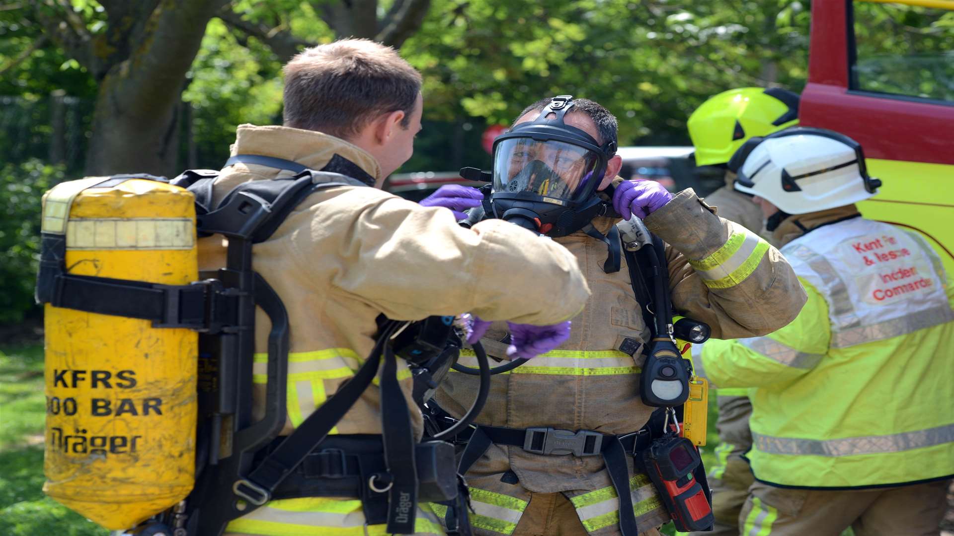 Firefighters were called to the blaze. Stock image