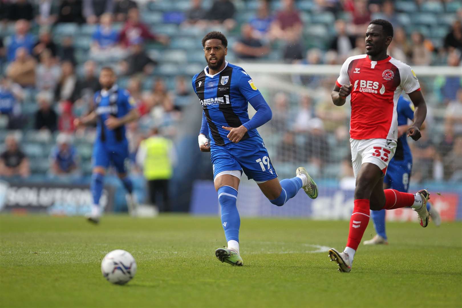 Vadaine Oliver in action for Gillingham Picture: KPI (56131801)