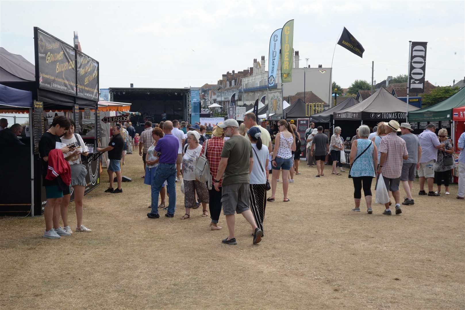 The food fair on Tankerton Slopes