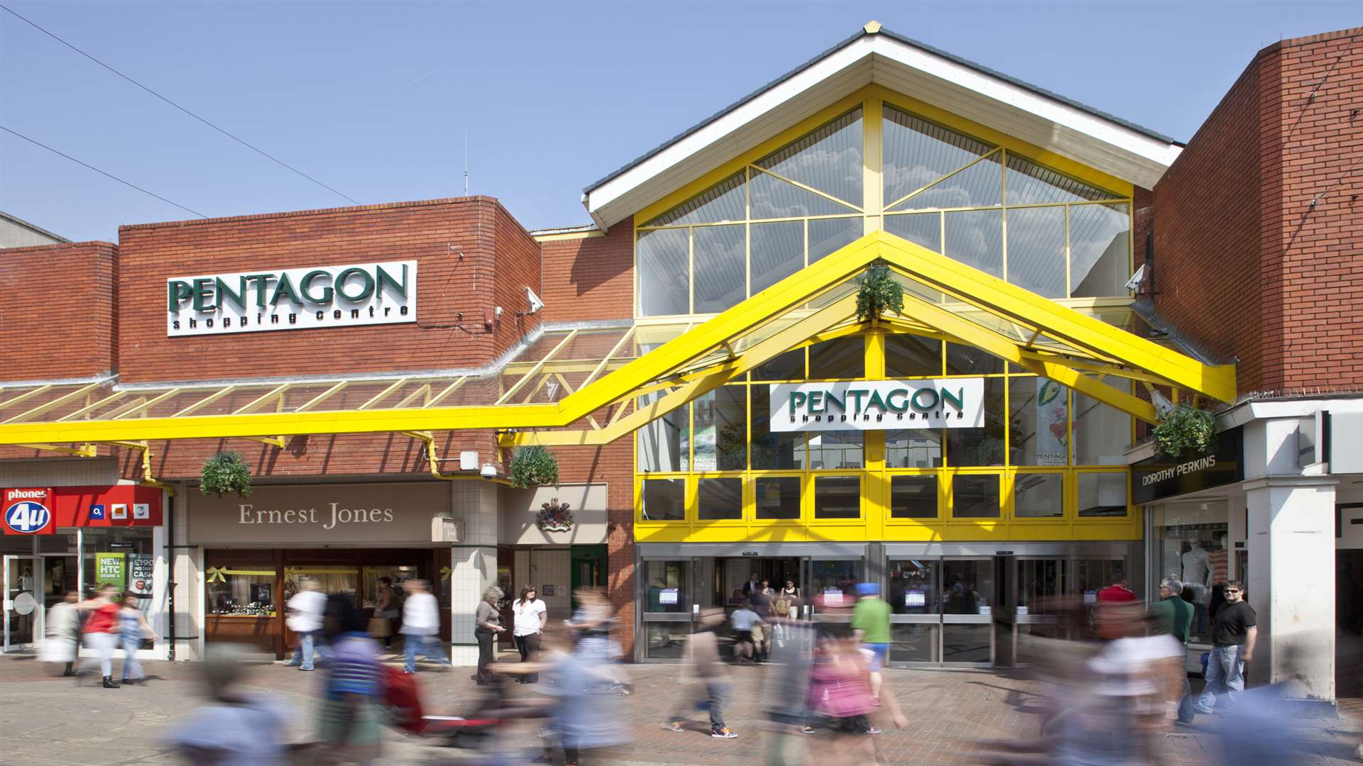 Pentagon Shopping Centre, Chatham. Picture John Sturrock