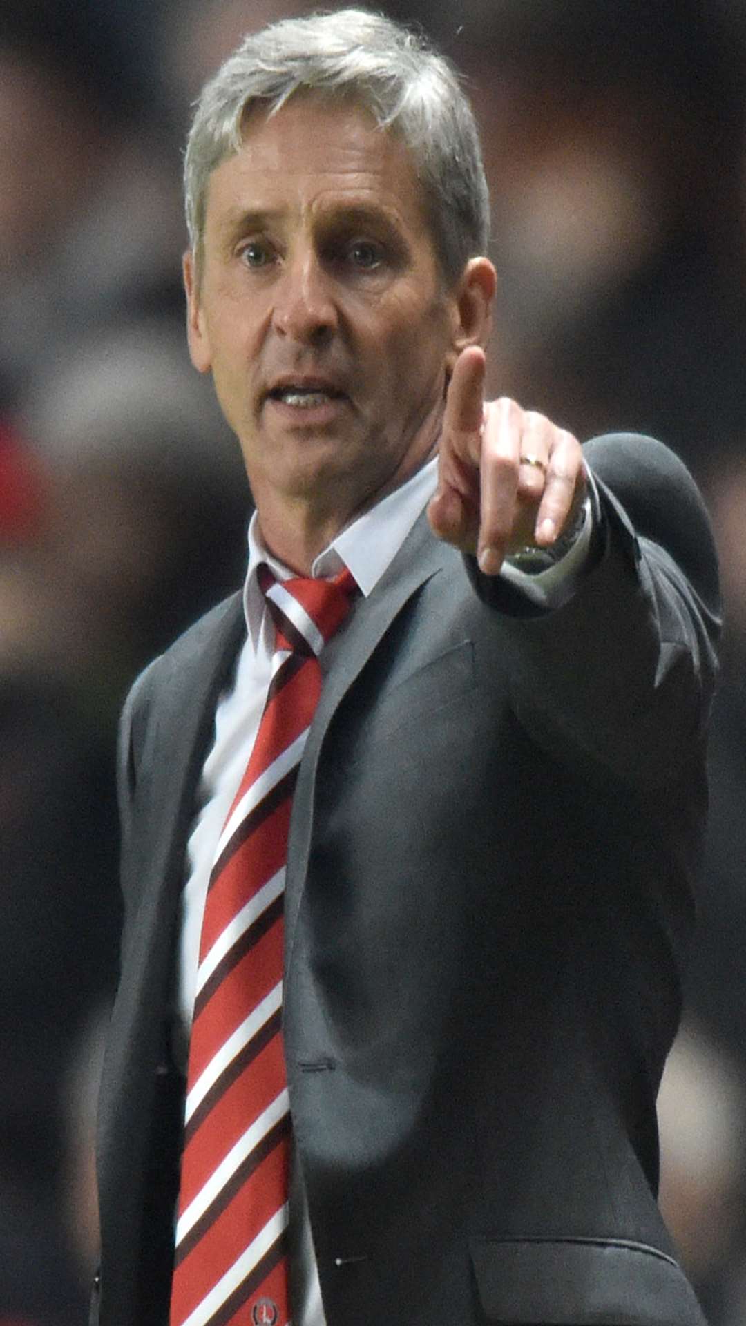 Charlton manager Jose Riga Picture: Keith Gillard