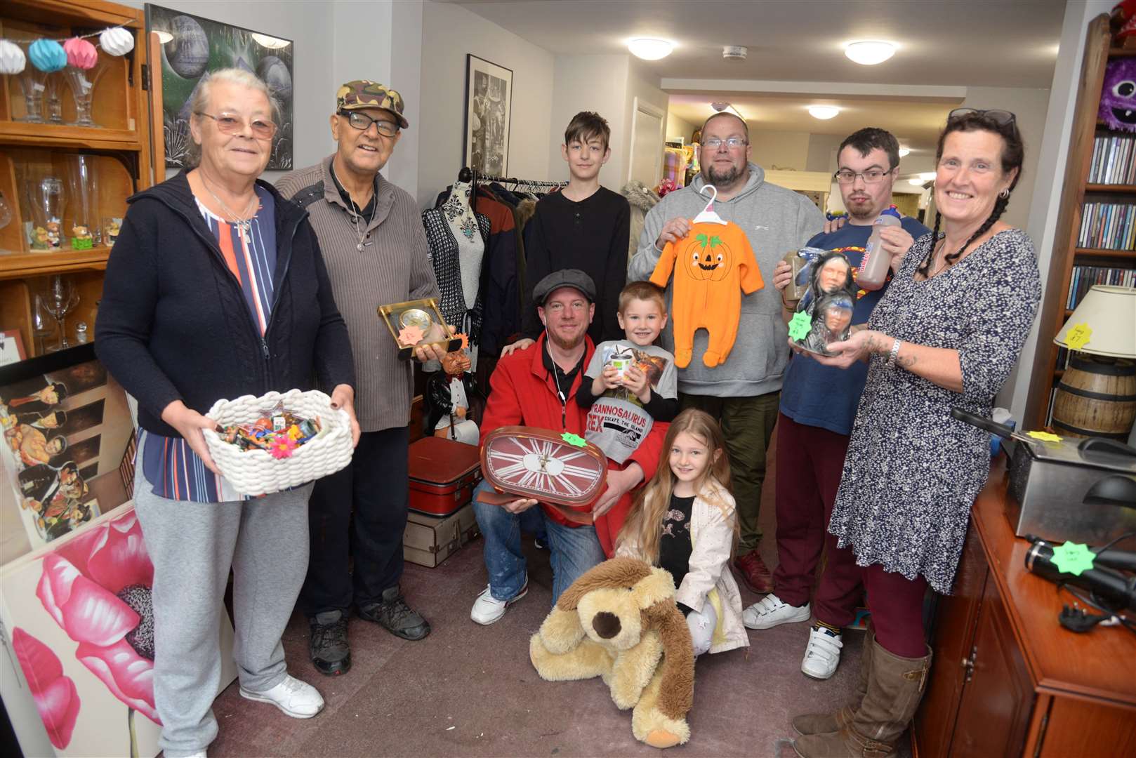 The team at the Gillingham Street Angels charity shop in Skinner Street, Gillingham