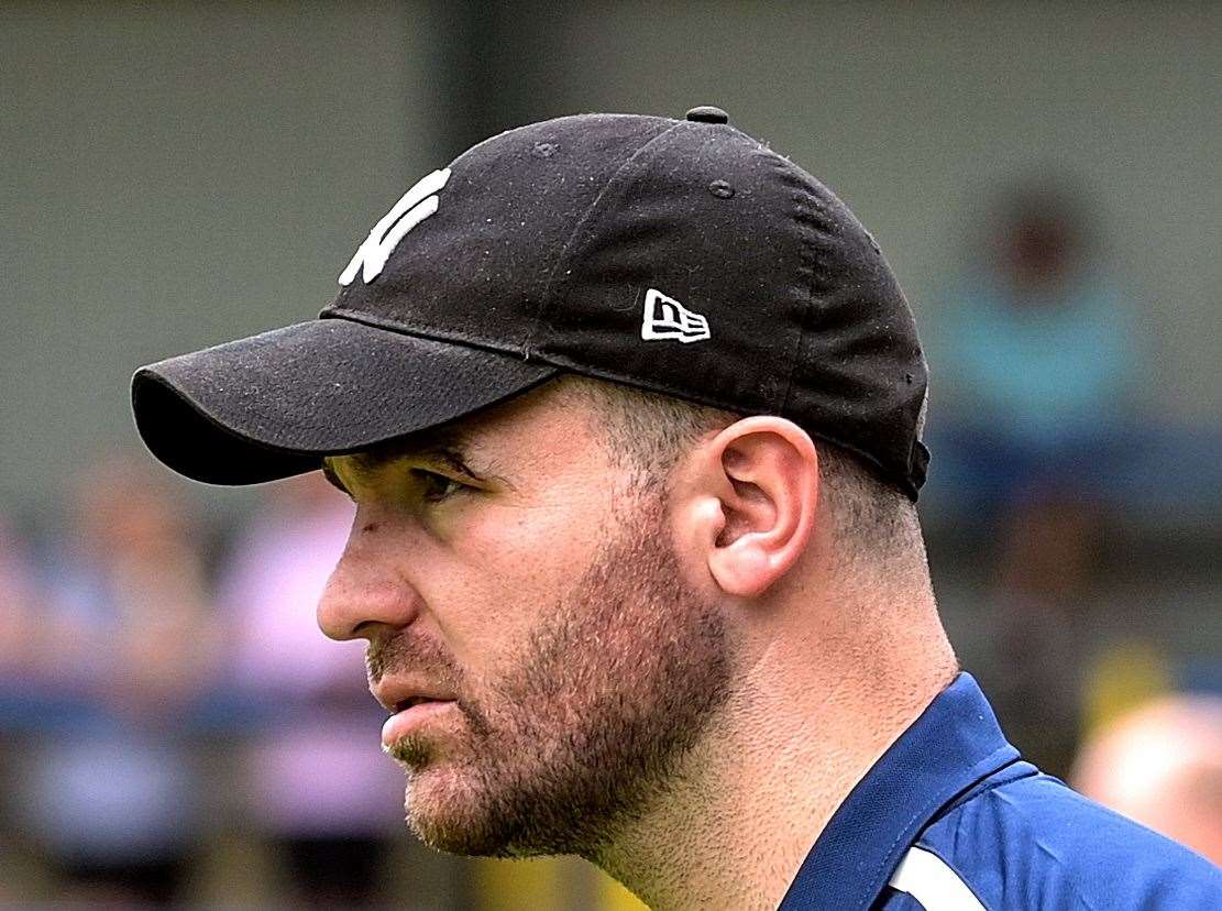 Dover manager Mitch Brundle. Picture: Stuart Brock