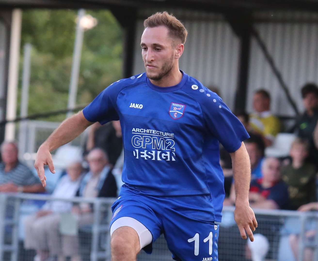 Margate midfielder Adem Ramadan Picture: Don Walker