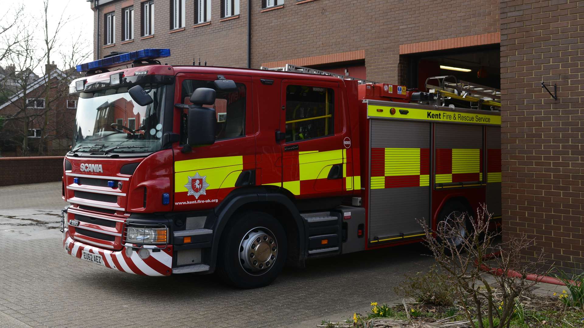 Fire crews were called out. Stock image