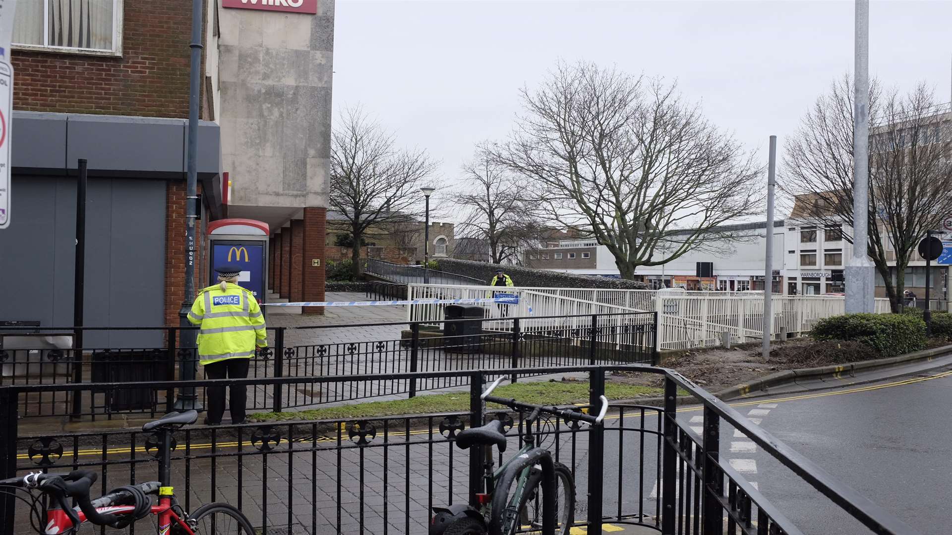 The St George's underpass has been taped off. Pic: @Jon_Strange