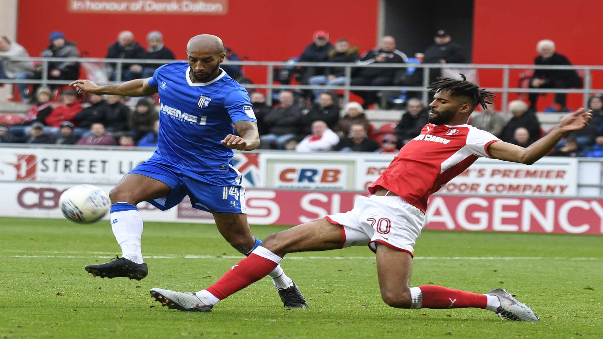 Josh Parker scored twice when Gills beat Rotherham 3-1 in October Picture: Barry Goodwin