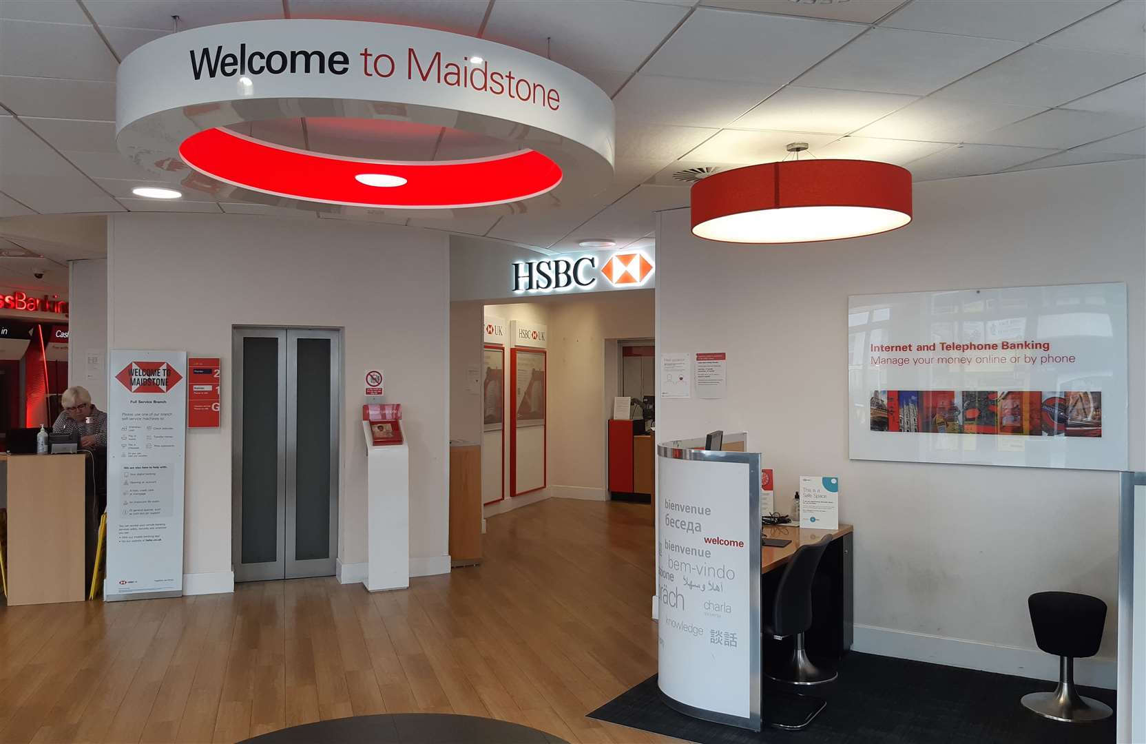 The HSBC branch on Week Street in Maidstone