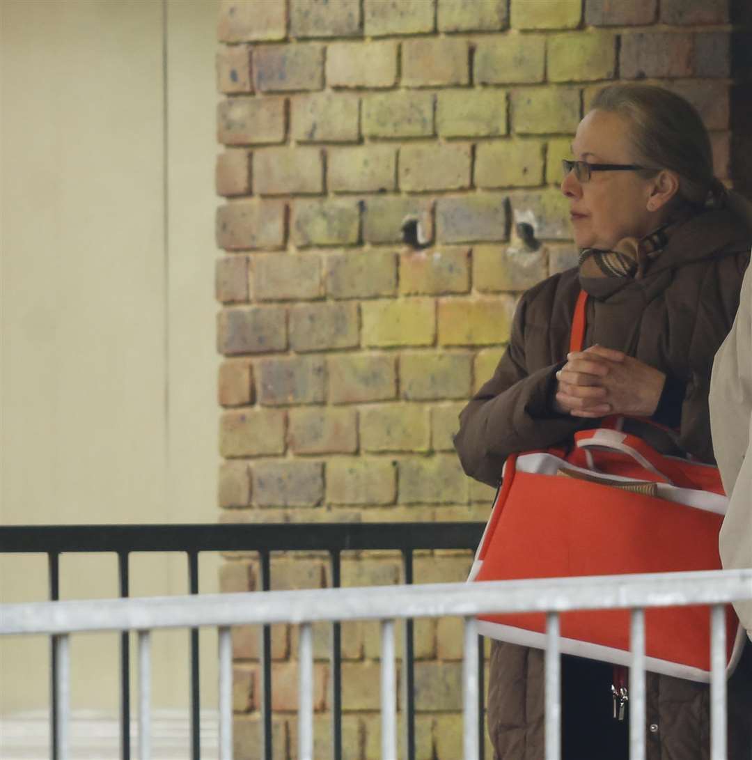 Margaret English outside Sevenoaks Magistrates Court. Picture: Martin Apps