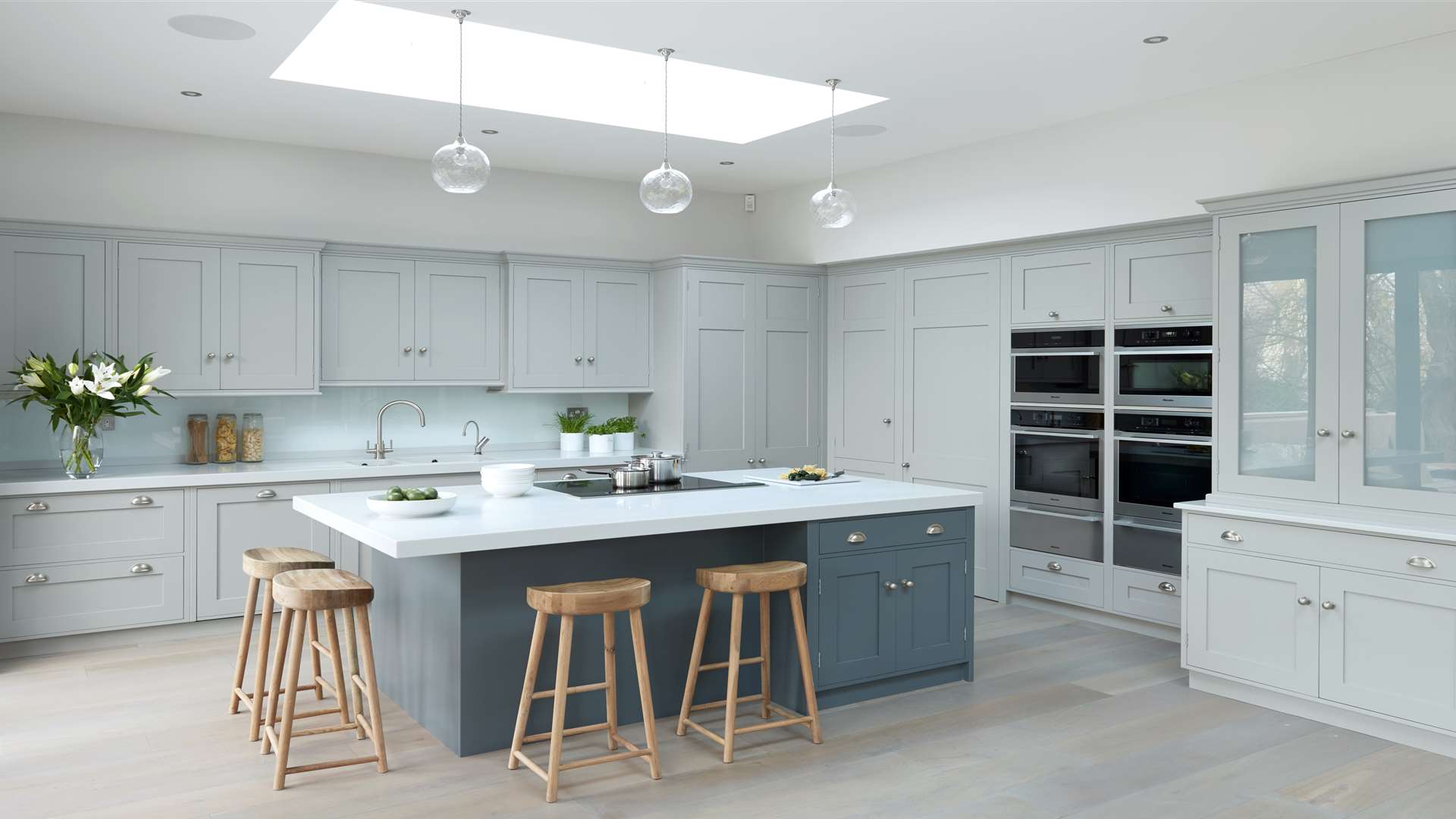 Version one of the kitchen, by house builder Canham, in Brittains Lane, Sevenoaks