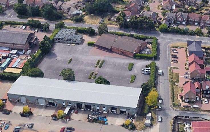 The Brethren’s Meeting Room off Canterbury Lane and Otterham Quay Lane. Picture: Google Earth