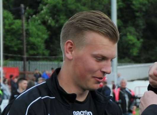 Maidstone goalkeeper Ben Bridle-Card