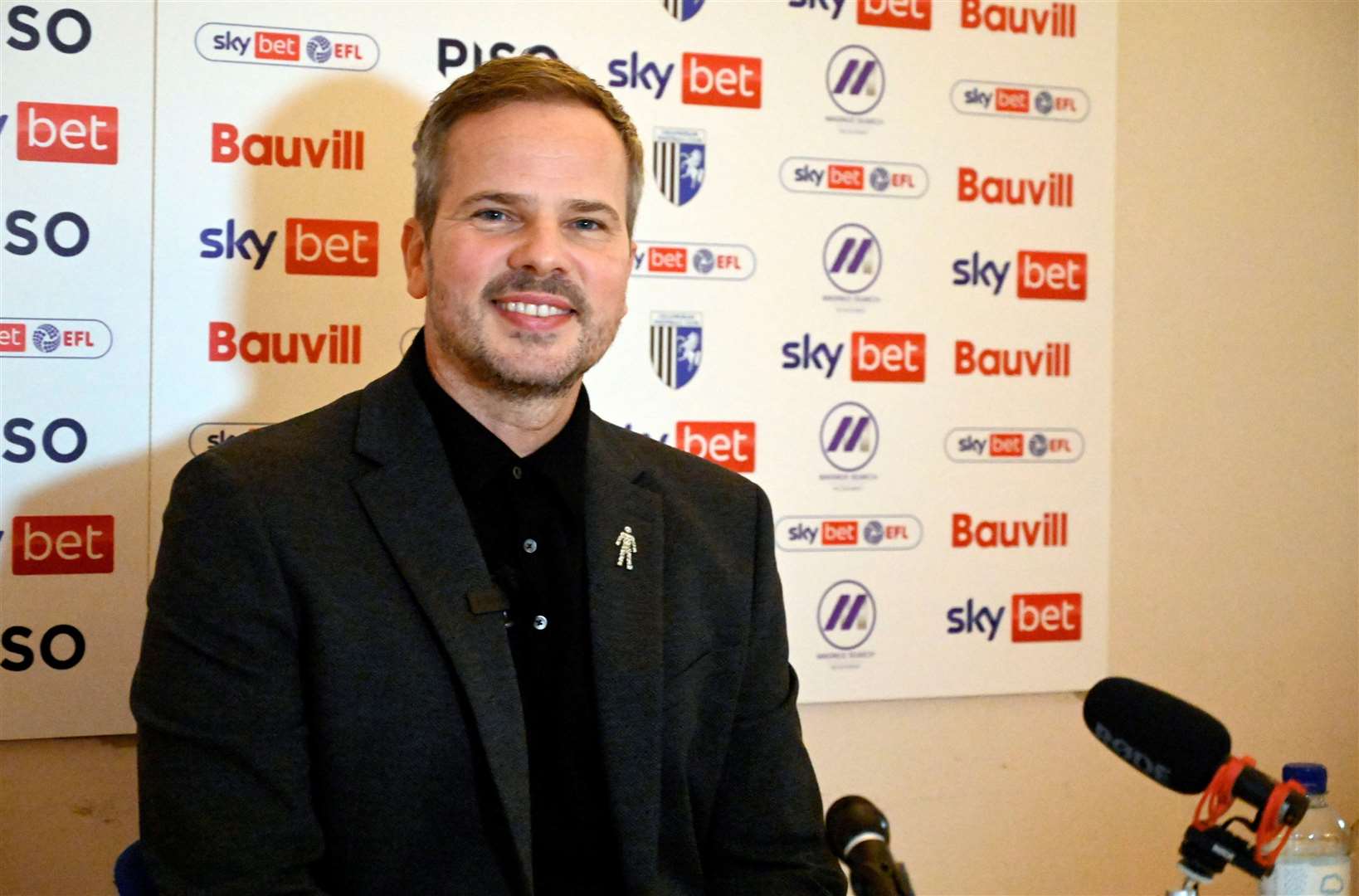 Gillingham unveiled Stephen Clemence as their new head coach. Picture: Barry Goodwin