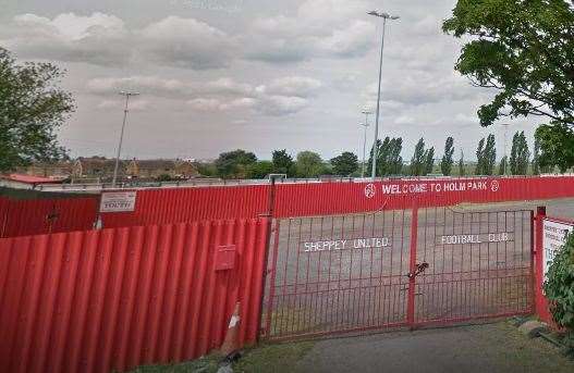 Holm Park, home of Sheppey United FC