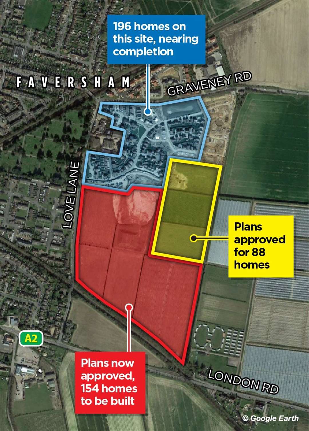 In total, 438 new builds will fill land at Lady Dane Farm