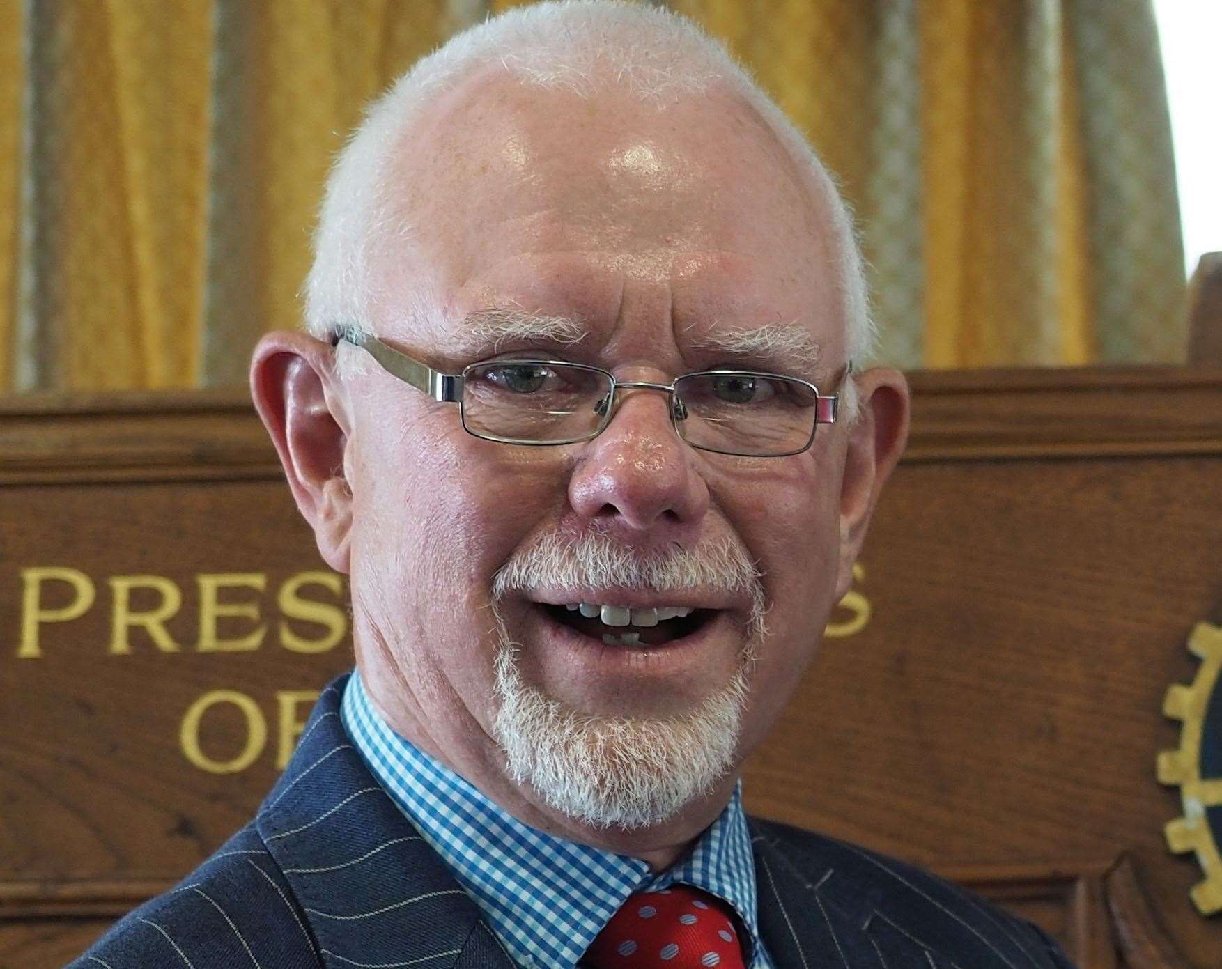 Canterbury Food Bank's chair of trustees Martin Ward