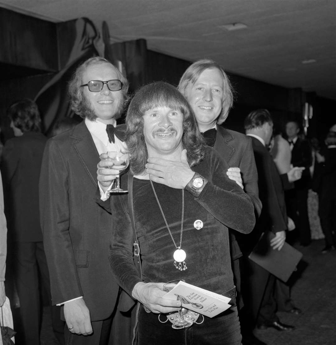 Tim Brooke-Taylor with Goodies co-stars Graeme Garden and Bill Oddie (PA Archive)