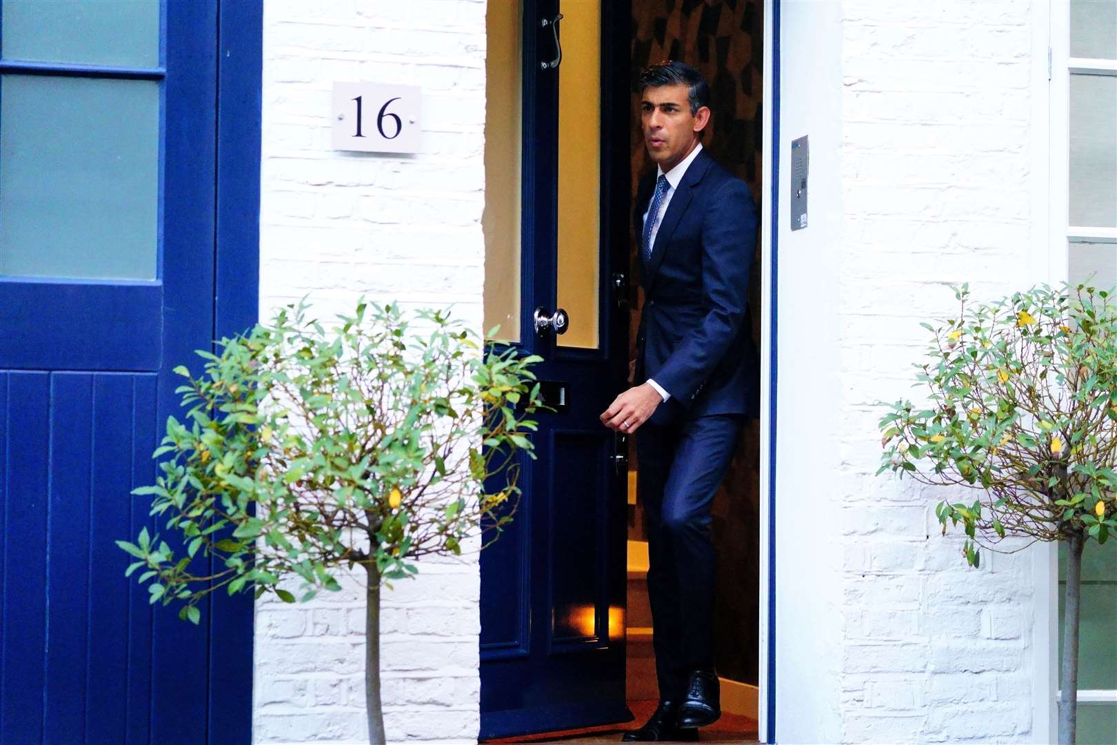 Rishi Sunak leaves his home in London Picture: Victoria Jones/PA Wire