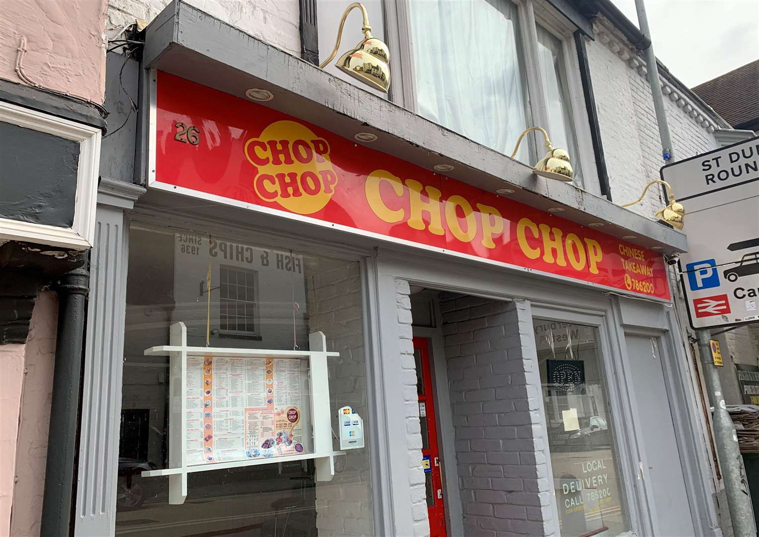 Rotting food was removed from Chop Chop in St Dunstan's Street in Canterbury after complaints about the smell