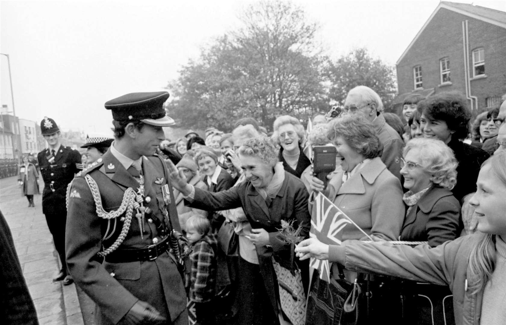 Prince Charles opened the Guildhall during his visit to the city