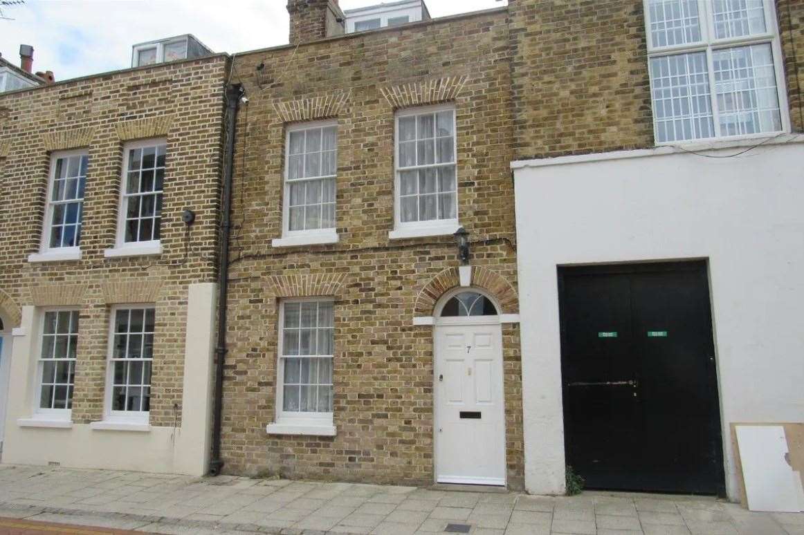 Herne Bay's cheapest four-bed house in Bank Street and valued at £350,000. Picture: Zoopla / Wilbee & Son