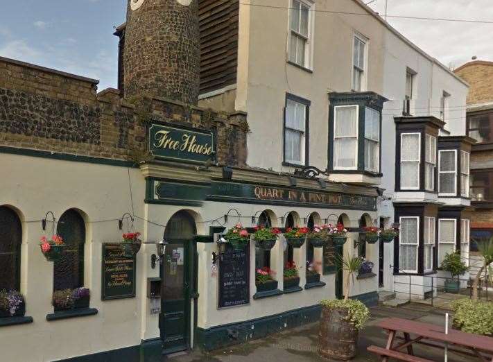 The Quart in a Pint Pot pub in Margate