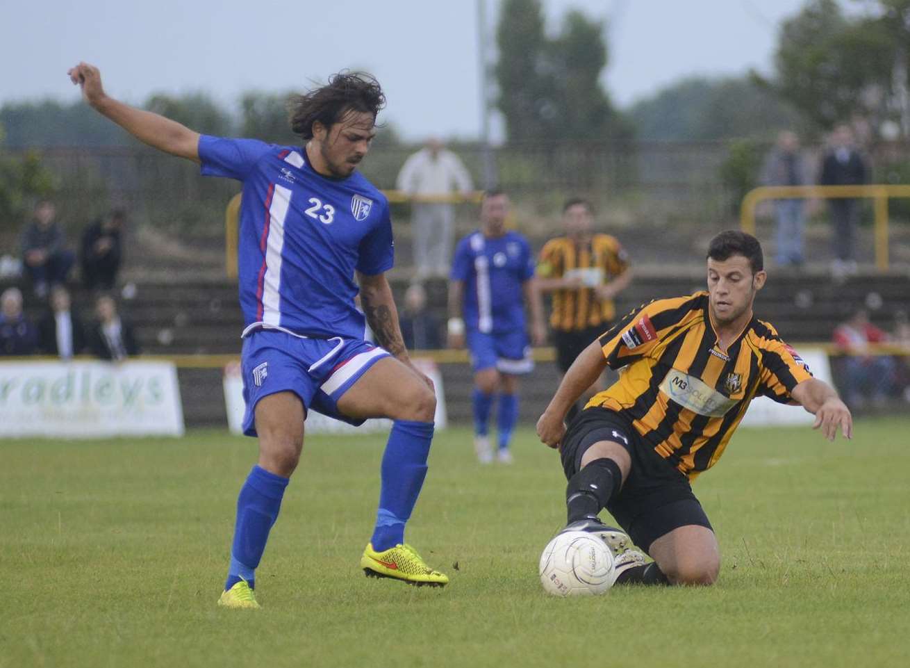 Gillingham's Bradley Dack in action at Folkestone last season Picture: Paul Amos