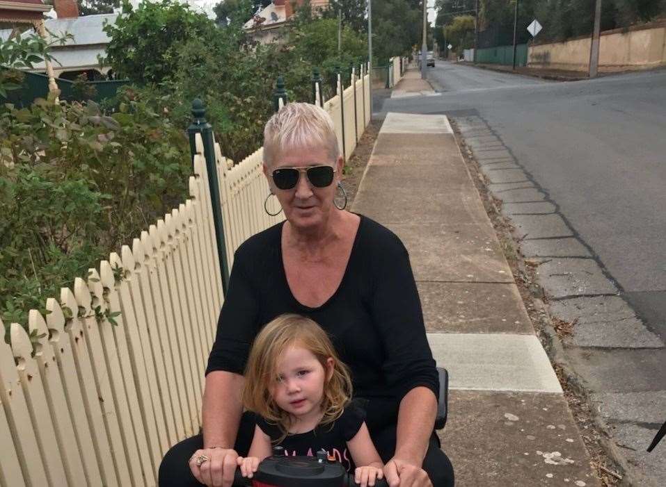 Julie Mamo and her grandaughter Montanna, who live in Australia. Picture: Julie Mamo