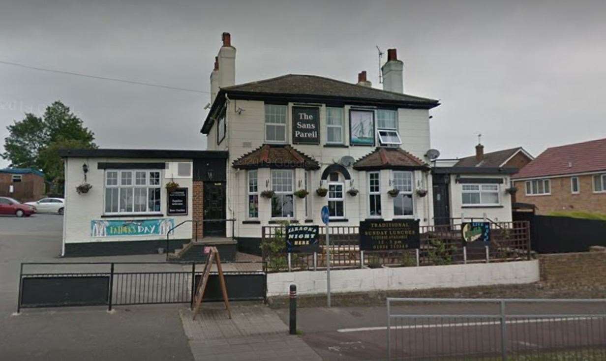 The Sans Pareil, Frindsbury Hill. Picture: Google Streetview