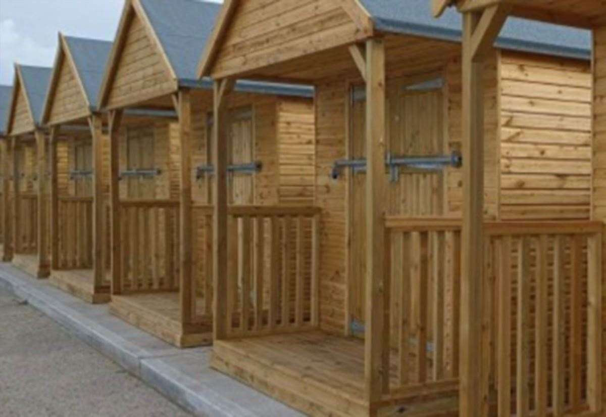 Canterbury City Council is struggling to sell its new beach huts on Herne Bay's East Cliff promenade, which are priced at £30,000