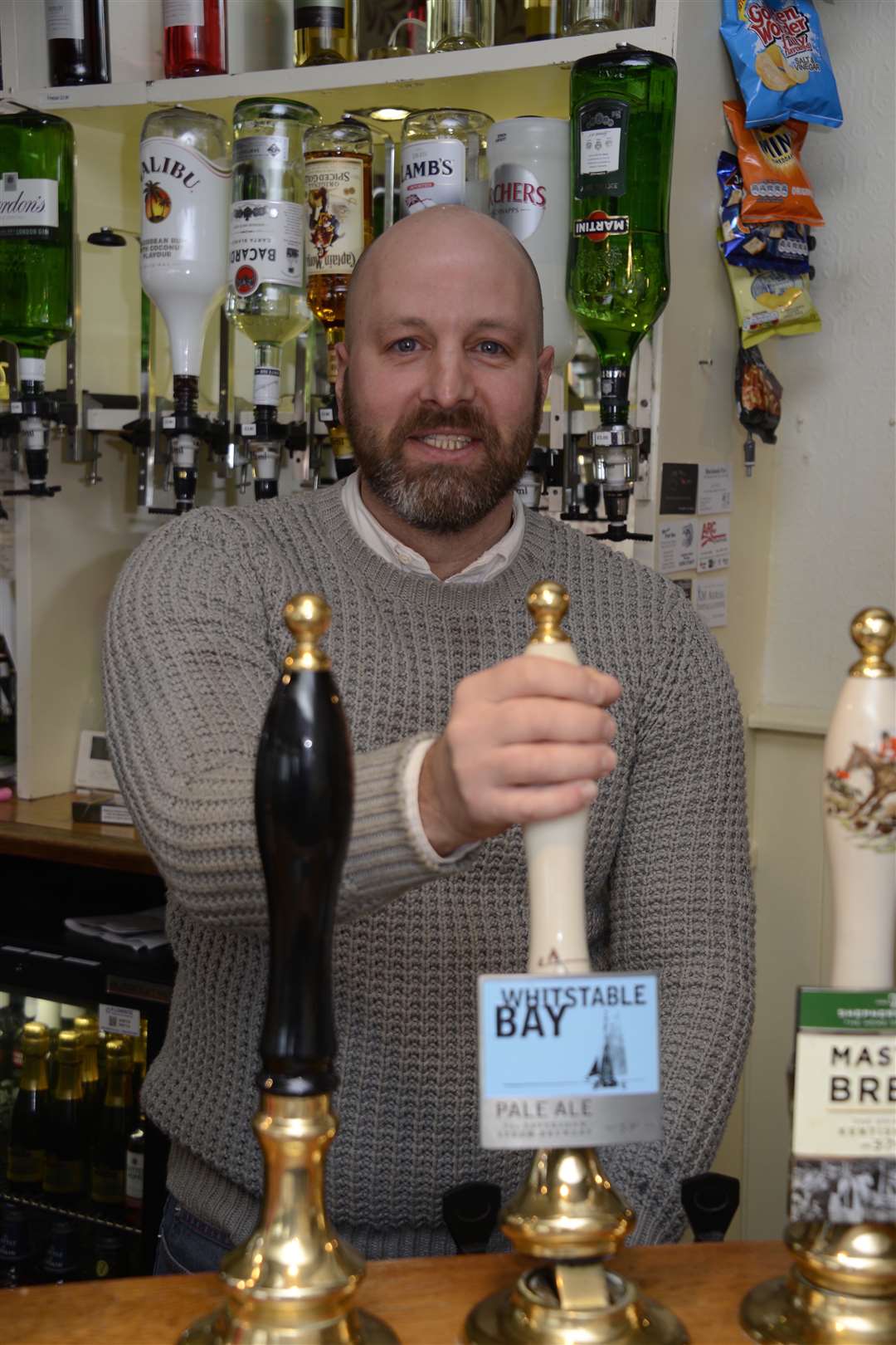 Pulling pints: Lee Johnston, the Telegraph's new landlord