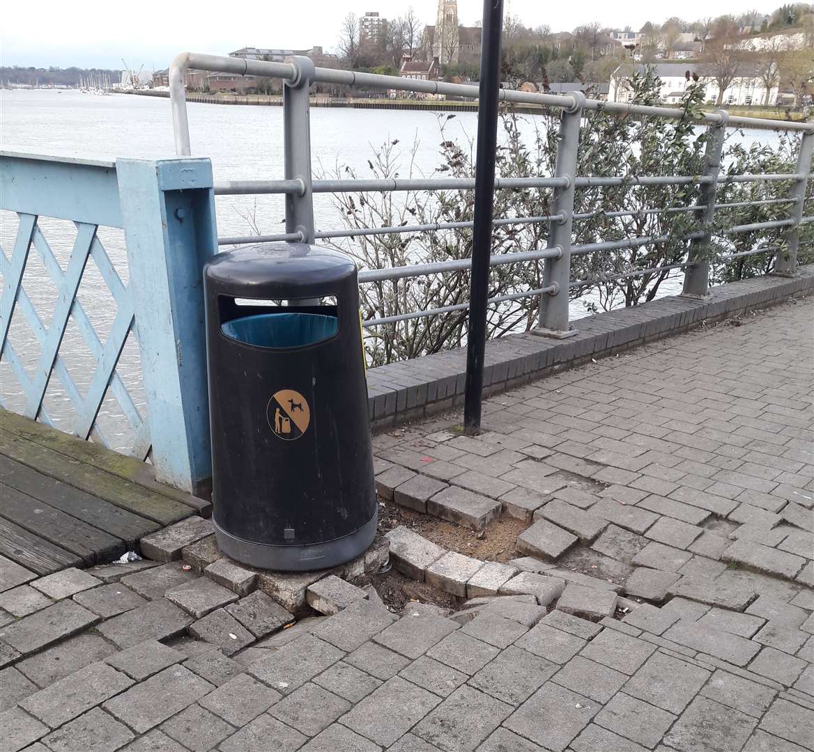 Beryl Payne fears the pier will end up closed because it will be unsafe