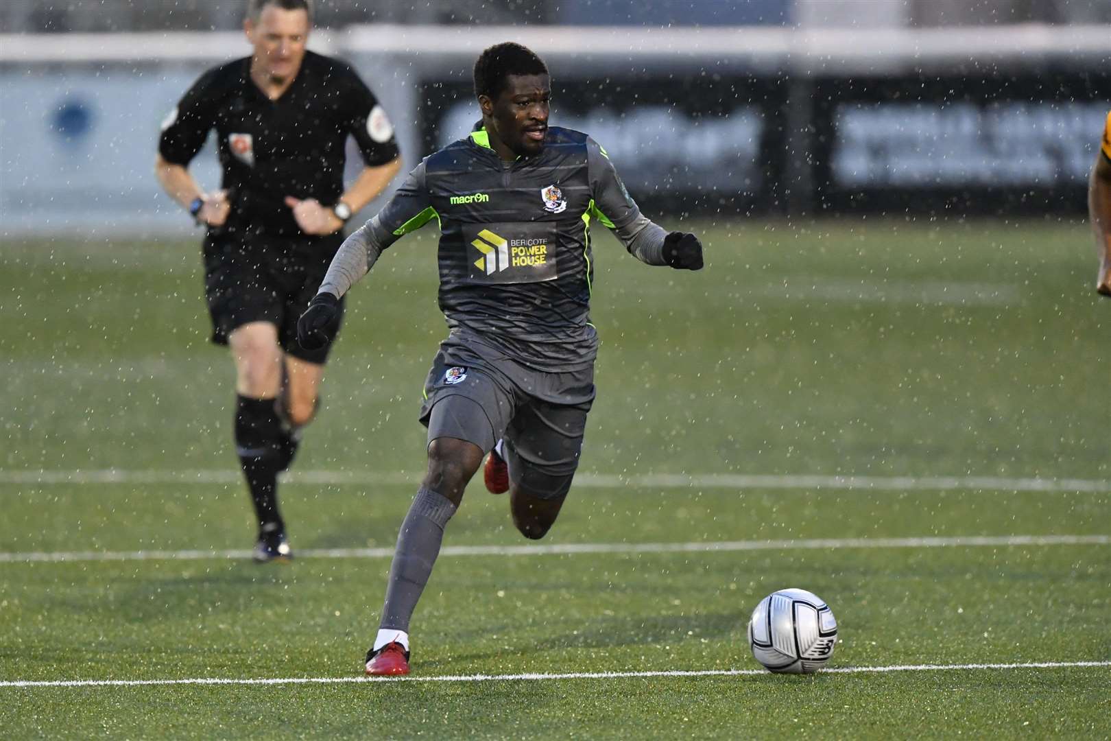 Dartford's Jacob Berkeley-Agyepong - set up the winner against Tonbridge on Tuesday night. Picture: Keith Gillard