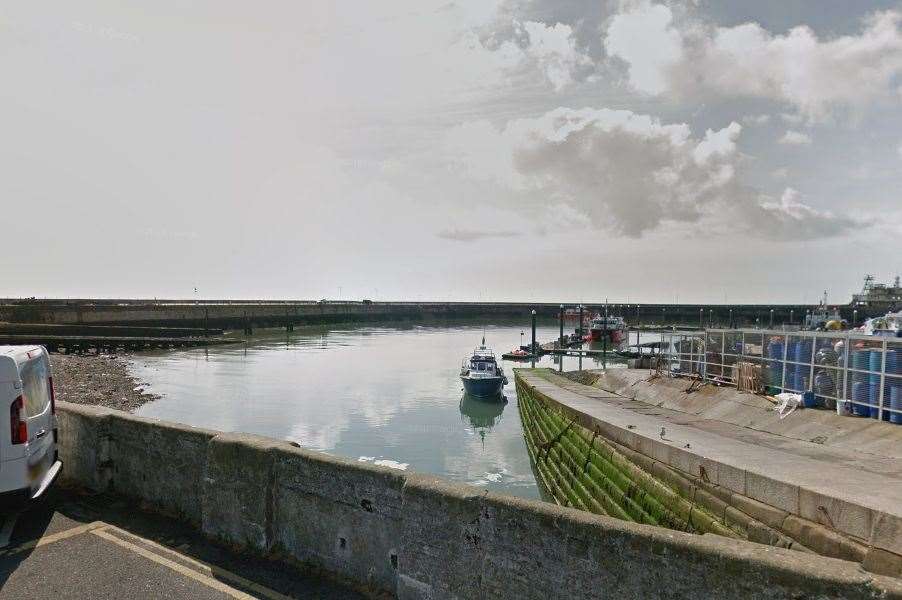 Emergency services and search crews were called to the sea near Ramsgate. Picture: Google