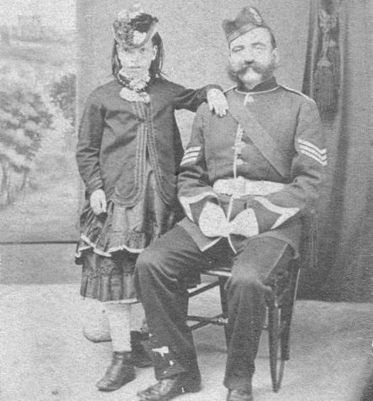 A sergeant of the 102nd Royal Madras Fusiliers taken in Dover in 1870. Picture: Phil Eyden